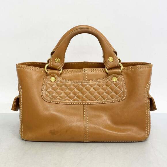 Celine Boogie Leather Handbag in Light Brown for Women - Picture 14 of 14